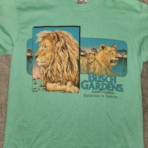 Busch gardens Tampa FL Lion vintage single stitch